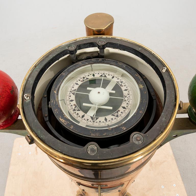 An early 1900s binnacle.