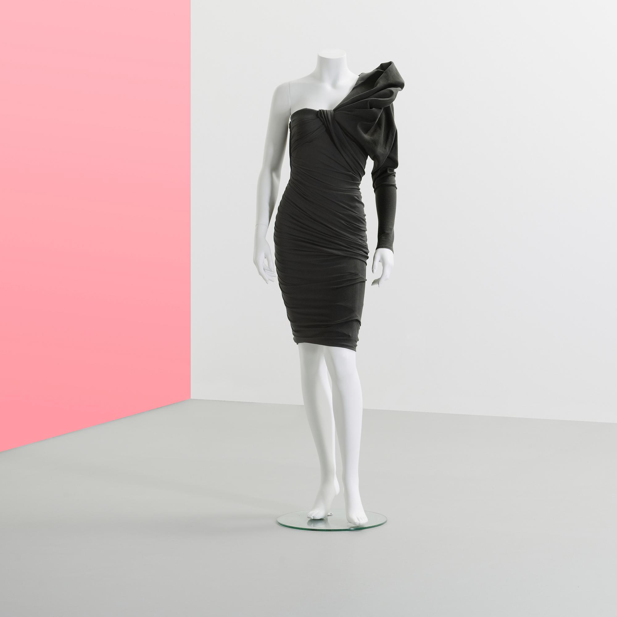 Lanvin one shoulder dress store
