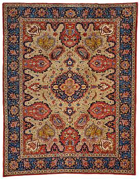 MATTO, a semi-antique Tabriz, ca 342 x 269 cm.