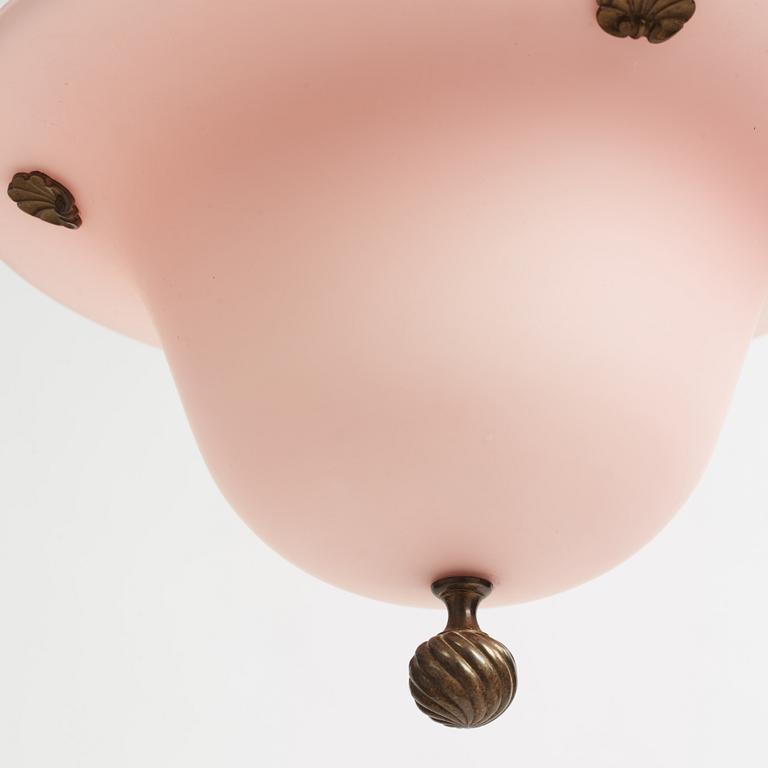 Erik Tidstrand, a model "25090" ceiling lamp, Nordiska Kompaniet, Sweden, circa 1923.