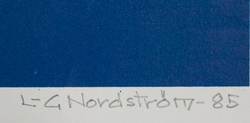 LARS GUNNAR NORDSTRÖM, serigrafi, signerad och daterad -85, numrerad 17/75.