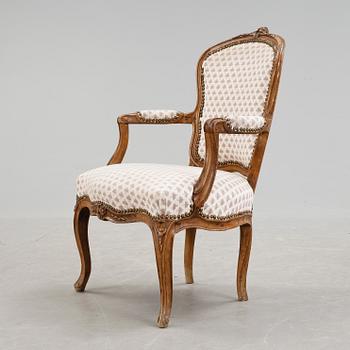 KARMSTOL, Louis XV, Frankrike 1700-tal.