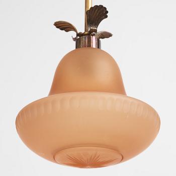 Harald Notini, a ceiling lamp, model "6605", Arvid Böhlmarks Lamp Factory, Sweden 1930s.