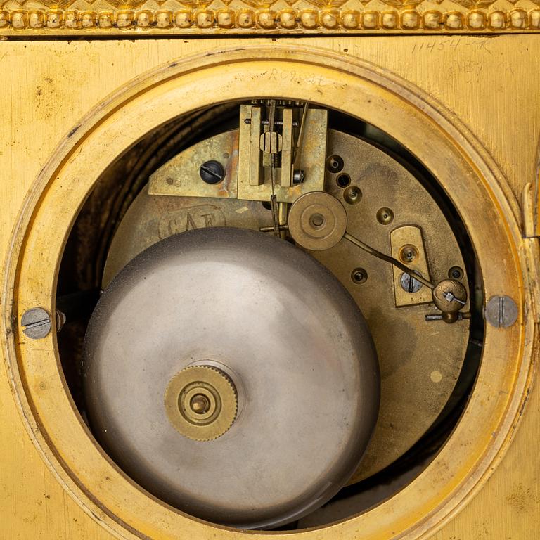 A Louis XVI-style mantel clock, Glasgow, around the year 1900.