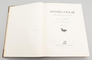 Book, 3 vol, "Svenska Fåglar", M,W & F von Wright. 1924 and 1929 Stockholm.