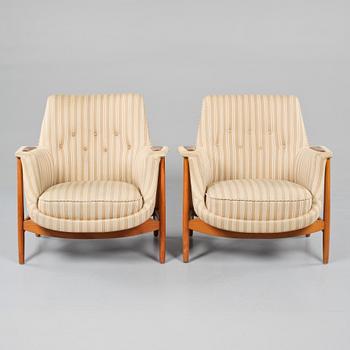 FÅTÖLJER, ett par, Ardebo, Lerum, 1950-tal.