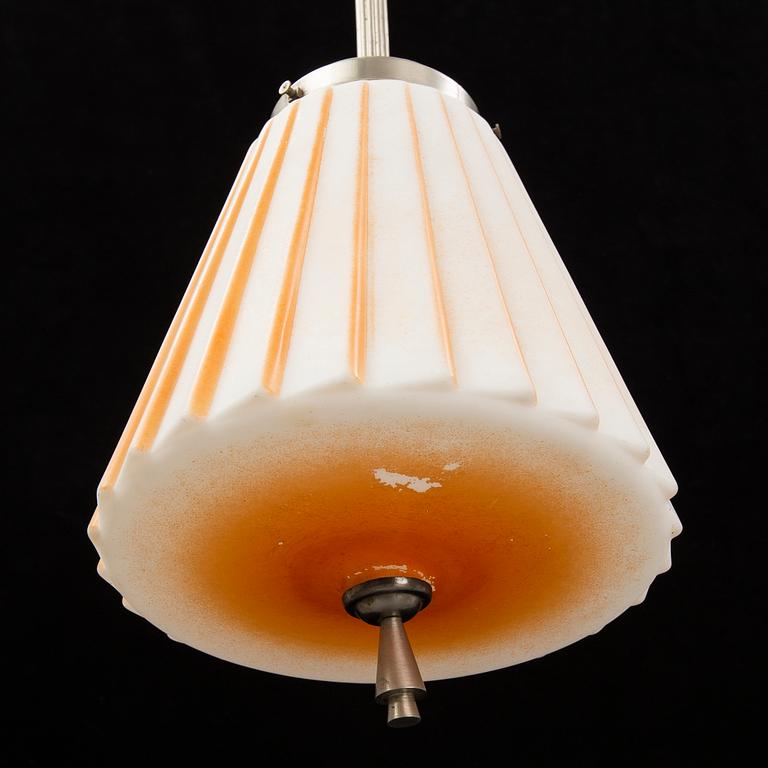 A 1940s ceiling lamp.