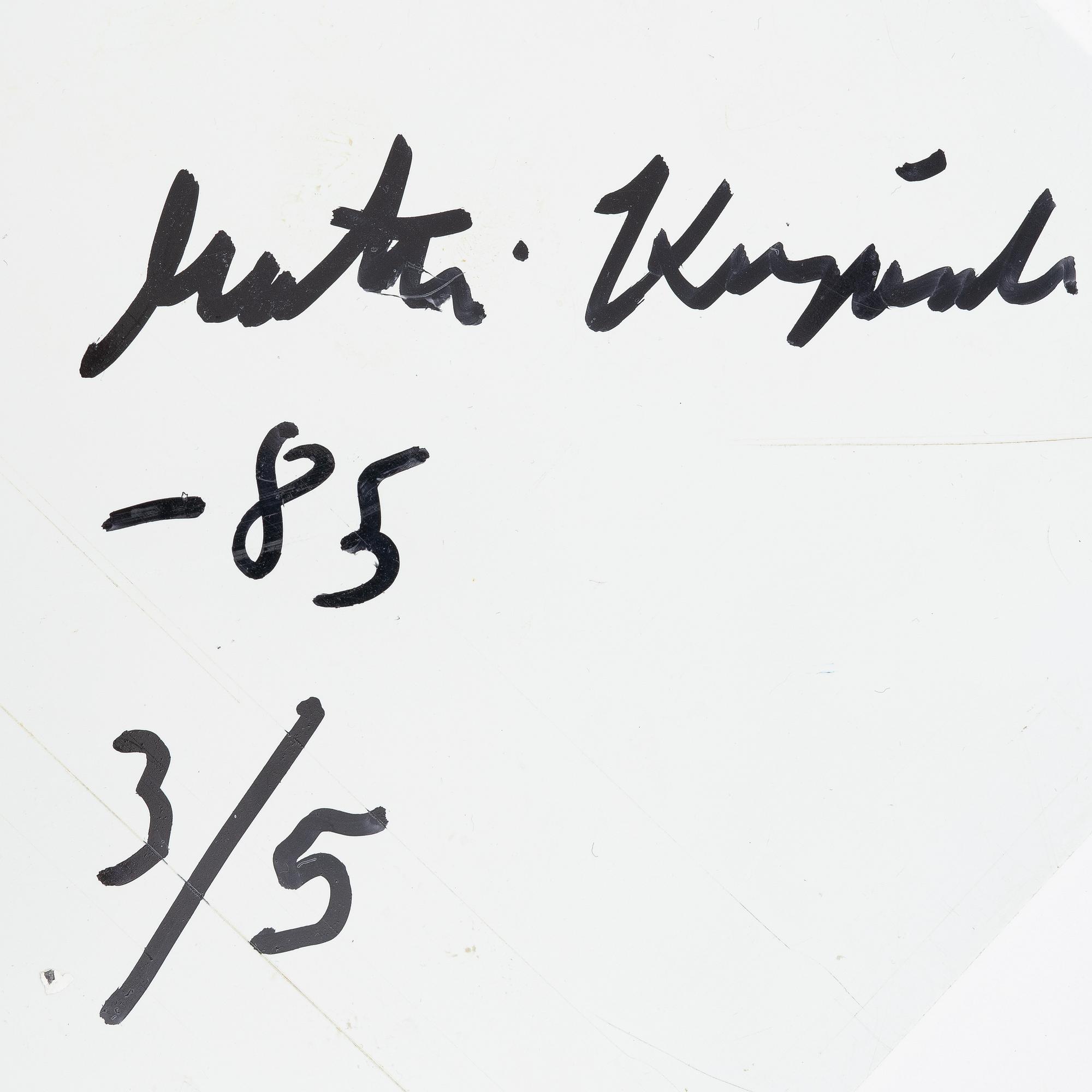 Matti Kujasalo, Untitled.