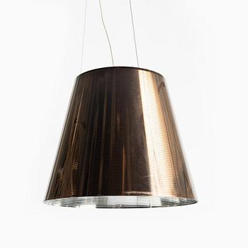 Philippe Starck, ceiling lamps, a pair, "Ktribe S3", Flos, designed in 2005.