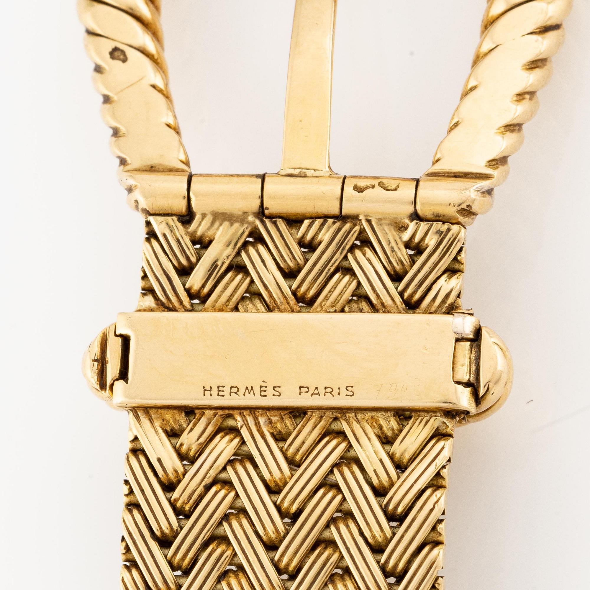 Armband 18K guld Georges L' Enfant för Hermès.