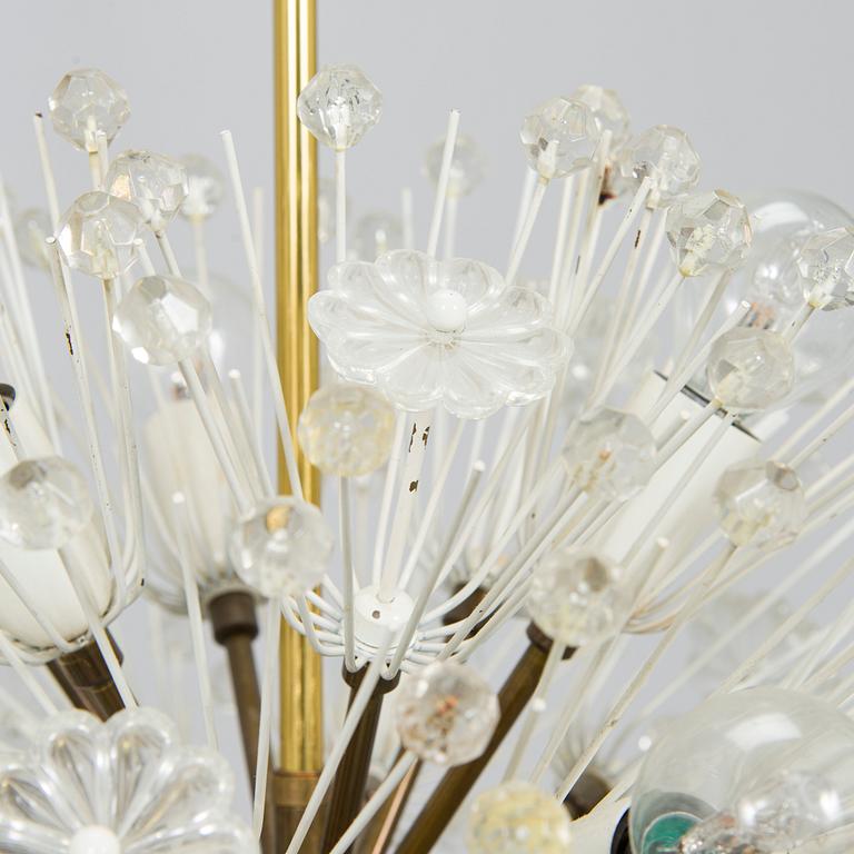 Emil Stejnar, a 1950s 'Dandelion' chandelier  for Rupert Nikoll, Austria.