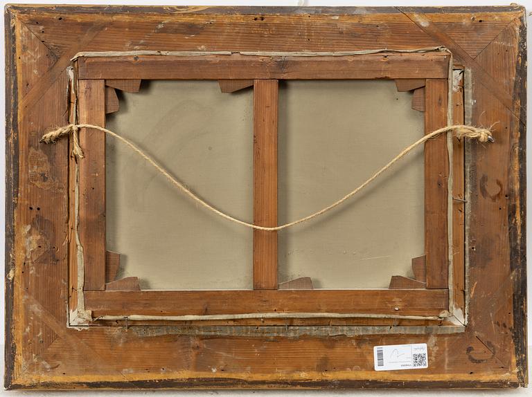 Gabriel Mathieu, French river landscape.