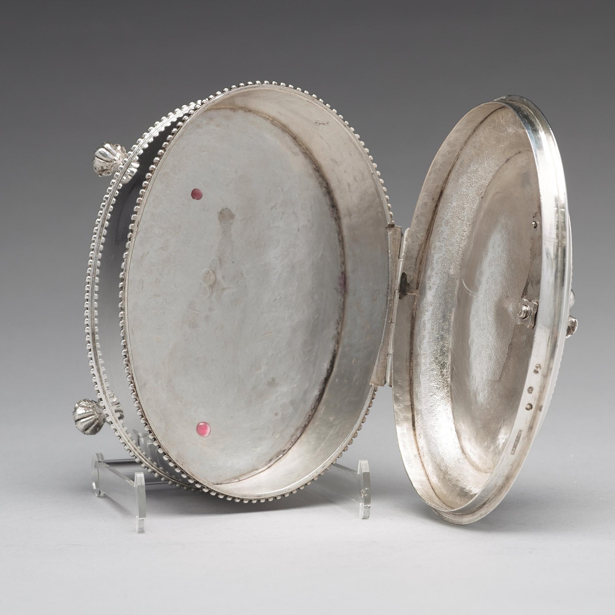 Petter Eneroth, sockerskrin, silver, Stockholm 1789. Gustavianskt.