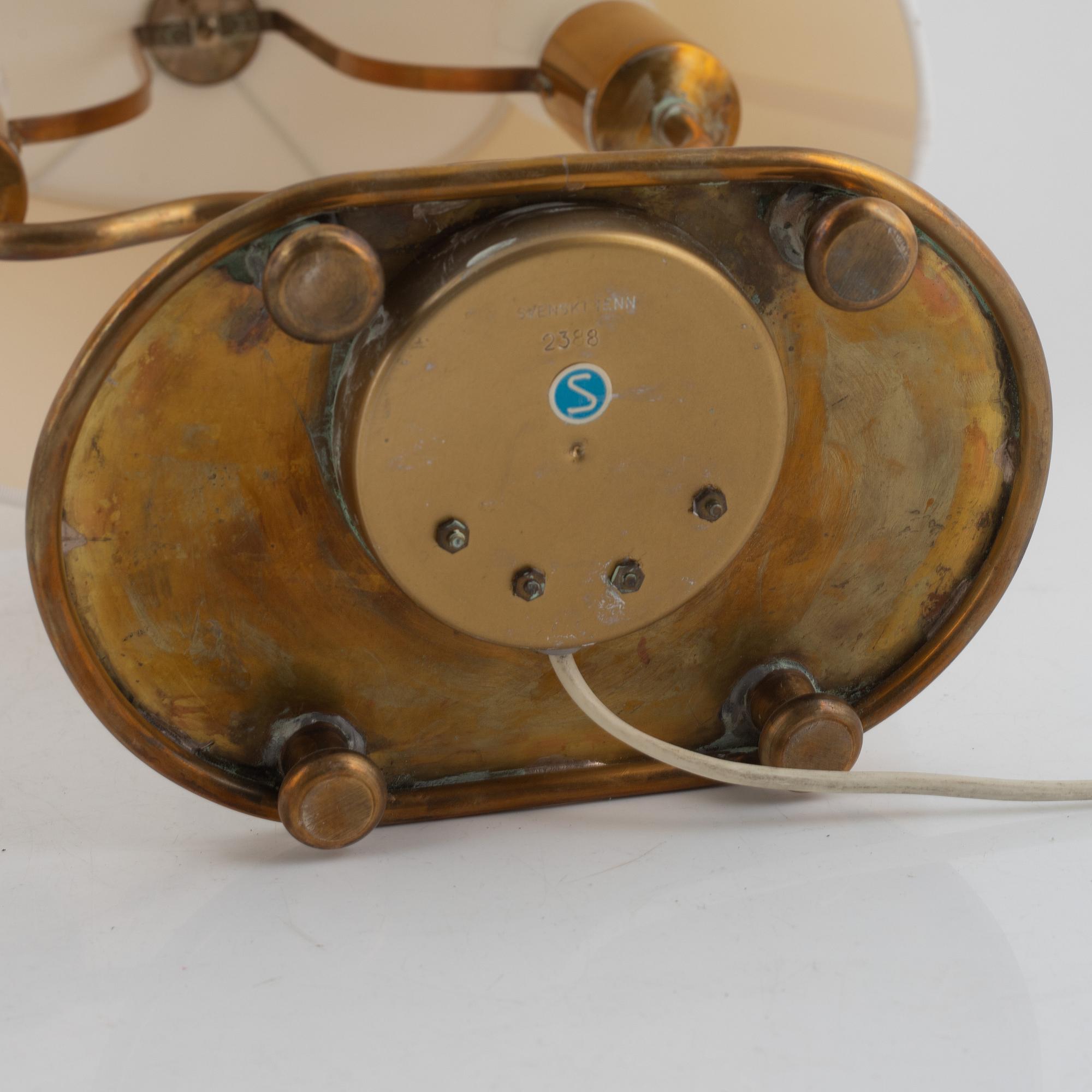 Josef Frank, a pair of table lamps, model "2388", Firma Svenskt Tenn.