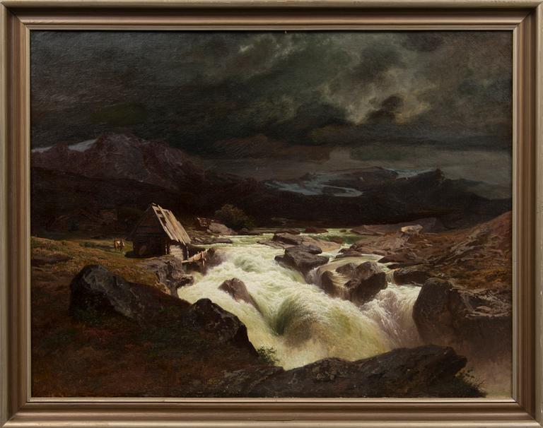 HUGO KNORR, LANDSKAP FRÅN NORGE.