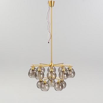 Holger Johansson, Westal, Bankeryd, probably. A brass chandelier, second half of the 20th Century.