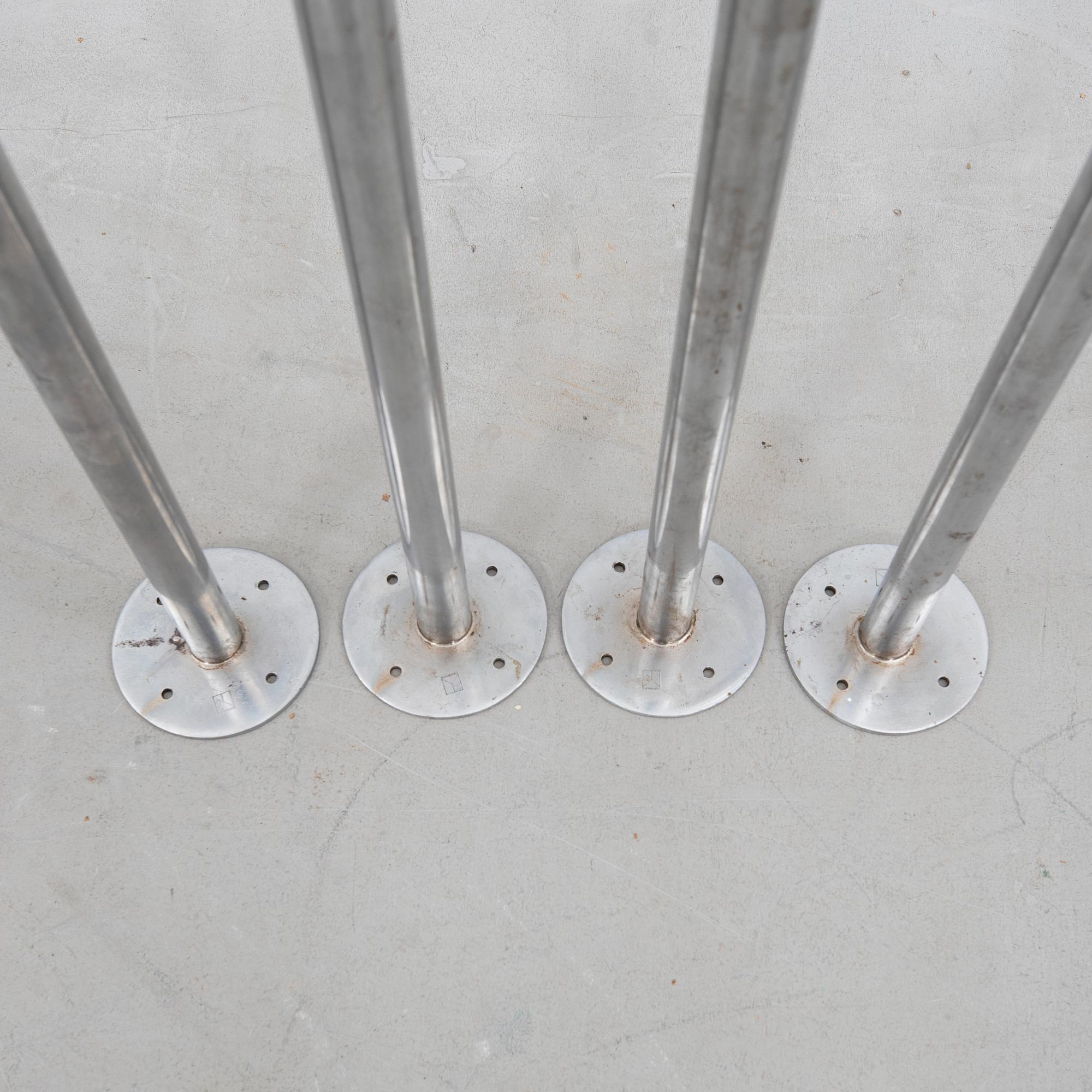 Poul Kjaerholm, Bordsben, 4 st, för bord "PK-41", Danmark.