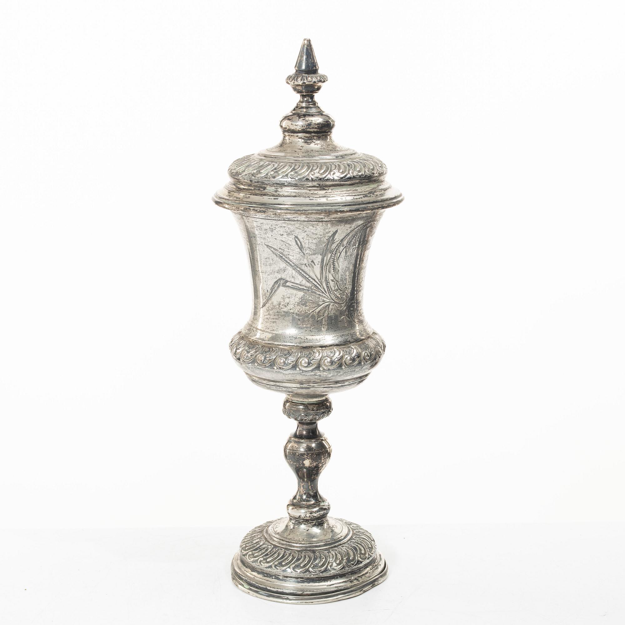 C.G. Hallberg, A silver goblet, Stockholm 1903.