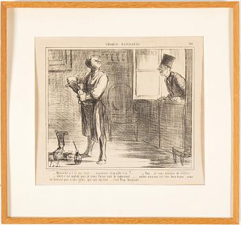 A set of four lithograph by HONORÉ DAUMIER.