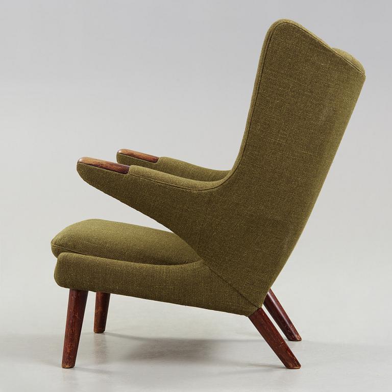 A Hans J Wegner 'Papa bear' easy chair, AP-stolen, Denmark.