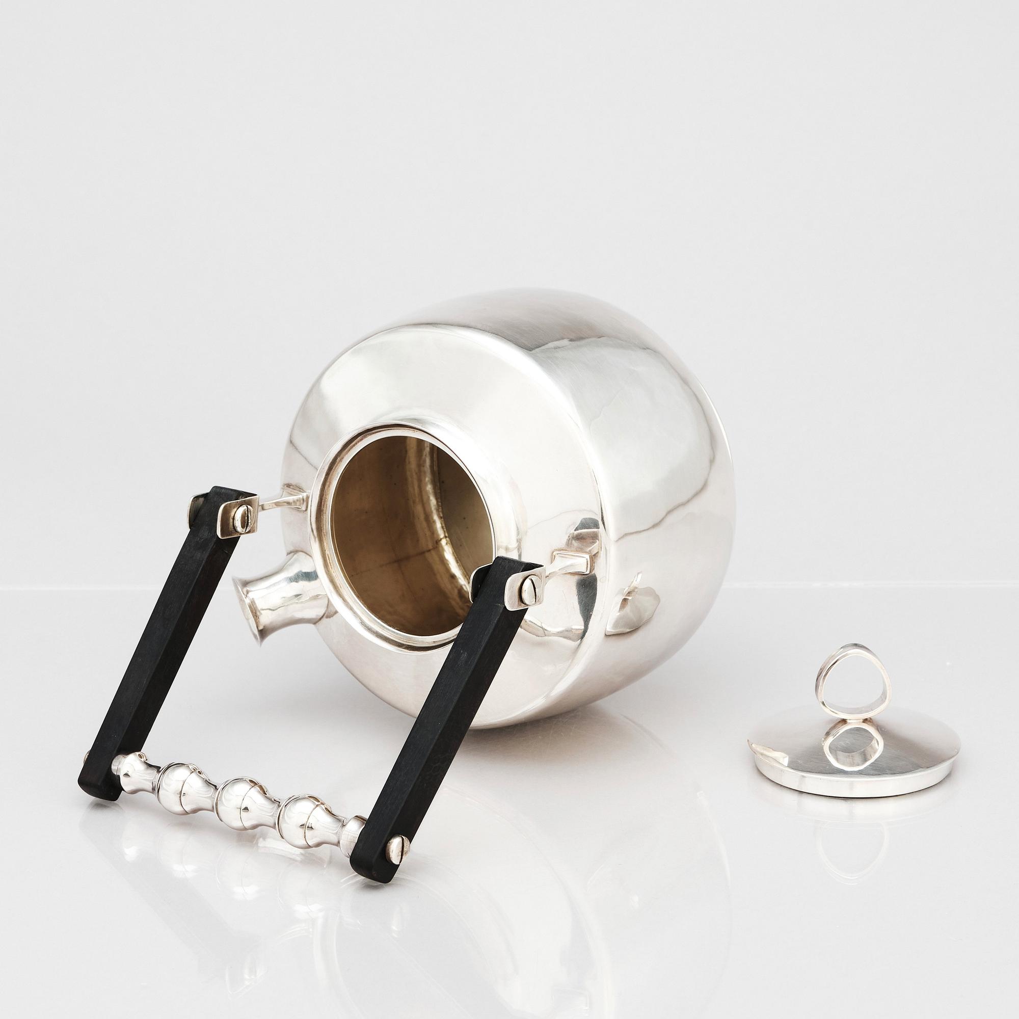 Claës Giertta, a sterling coffee pot, Stockholm 1970.