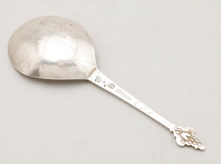 SUPSKED, silver, Henrik Norin, Norrköping 1730.