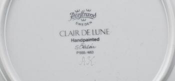 SERVIS, 39 delar, porslin, "Clair de Lune", Rörstrand, 1900-talets slut.