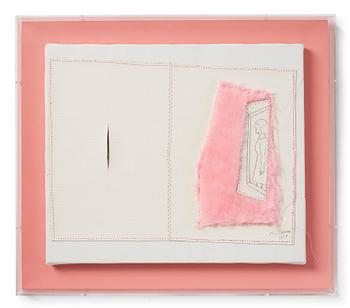 322. Marie-Louise Ekman, 'Spegeldam (Hommage á Lucio Fontana)'.