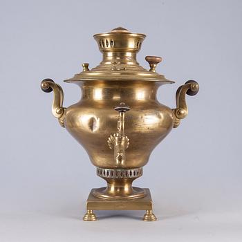 SAMOVAR, mässing, Ryssland, 1900-talets början.