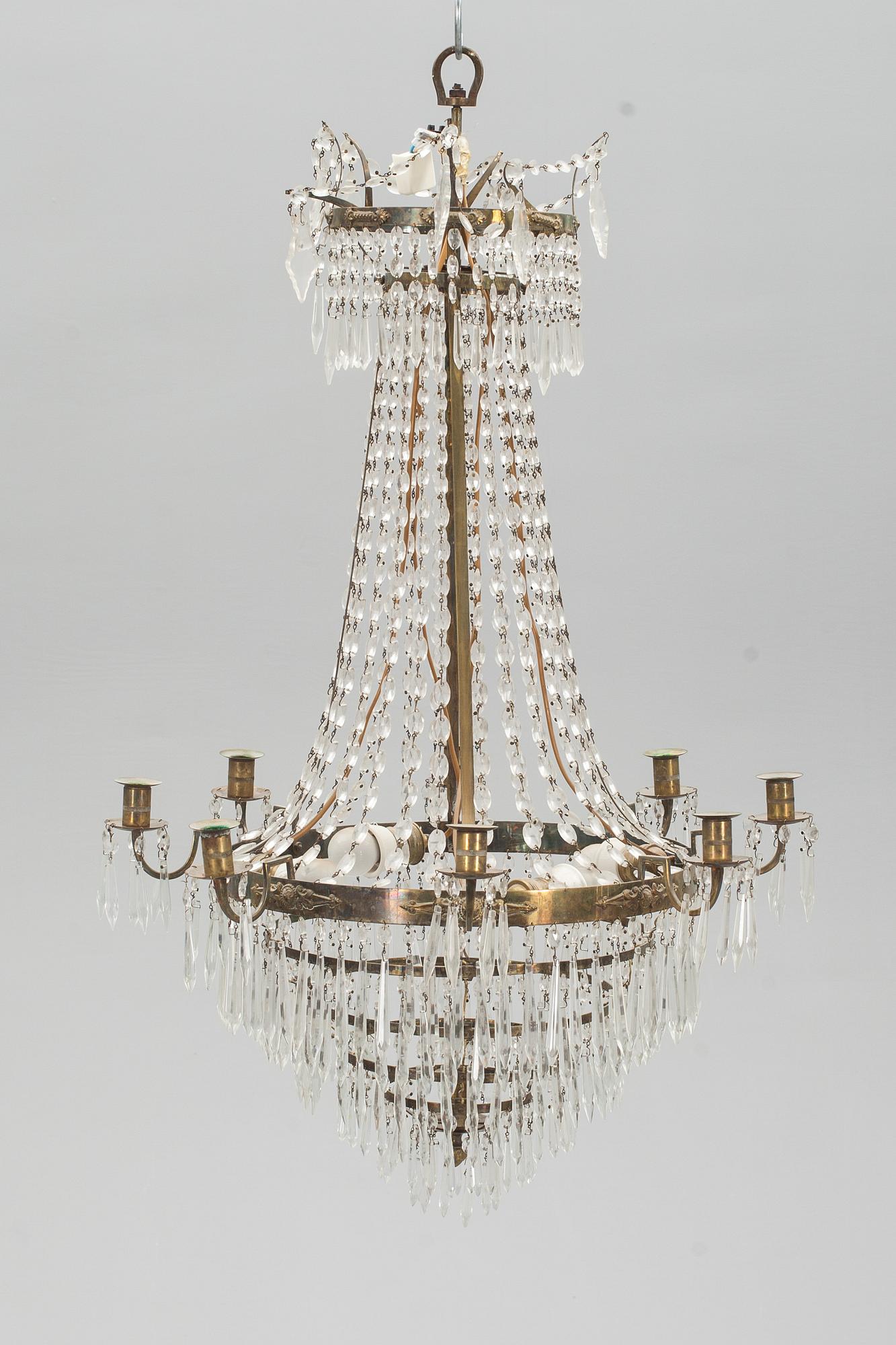 LJUSKRONA, gustaviansk stil, 1900-tal.