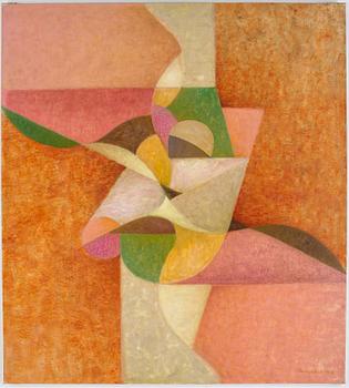 Josef Vohrabal, oil on canvas, signed and dated 1971.