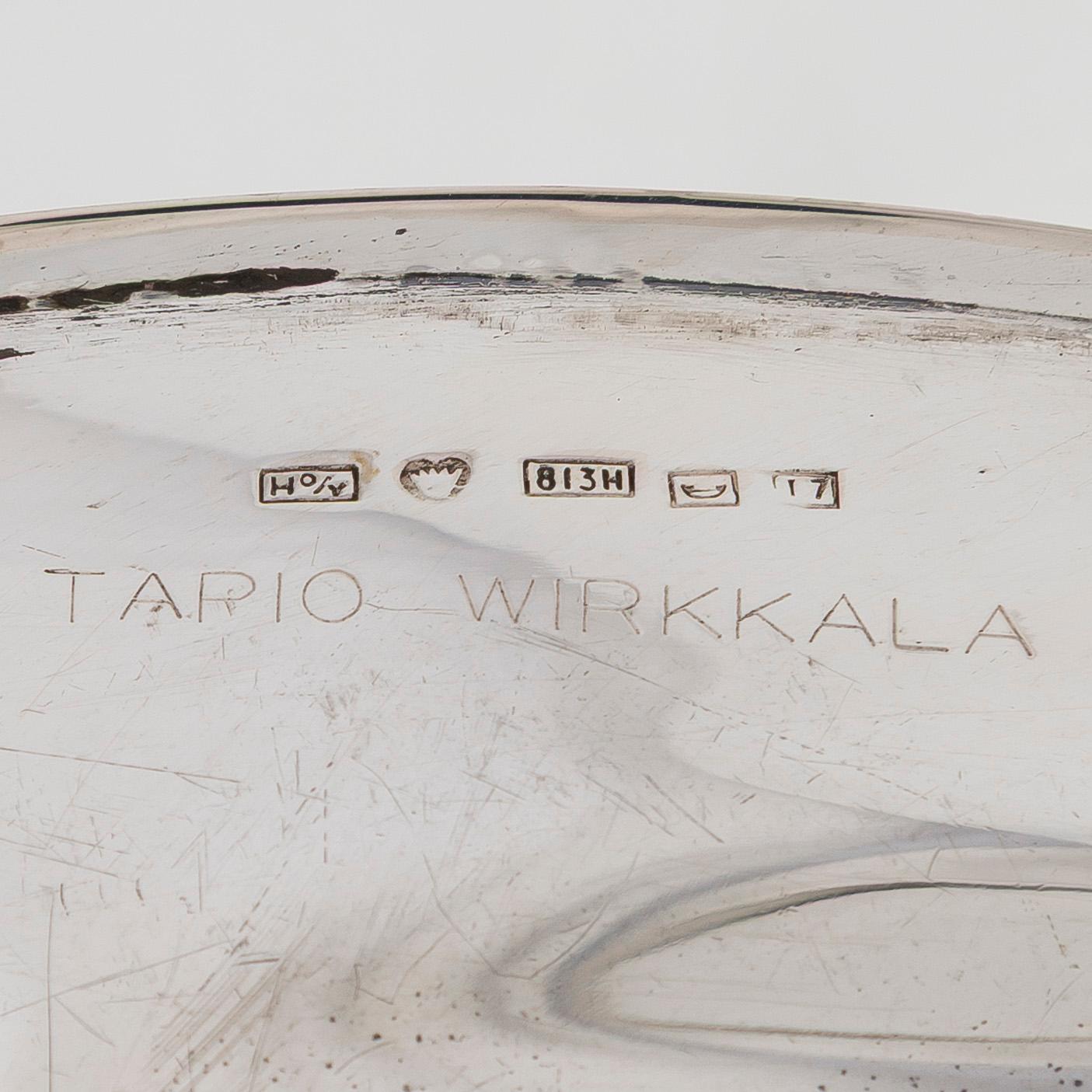 Tapio Wirkkala, skålar, 3 st, silver. Kultakeskus, Tavastehus och Hopeatehdas, Helsingfors, 1956-66.