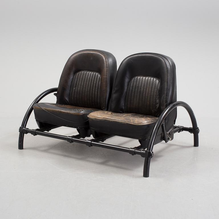 A 'Rover two-Seater' sofa by Ron Arad, One Off Ltd, London 1980s.
