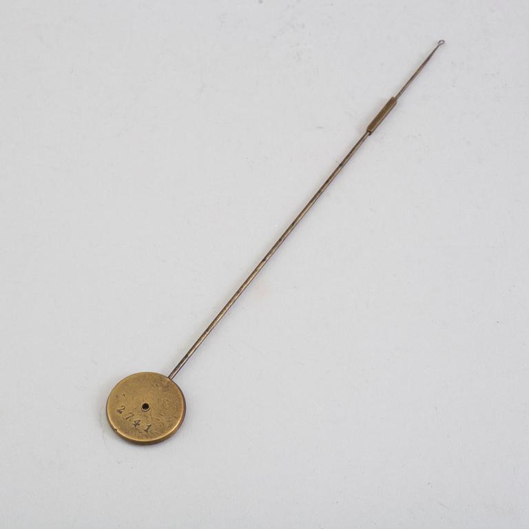 A french pendulum clock, second half of the 19th century.