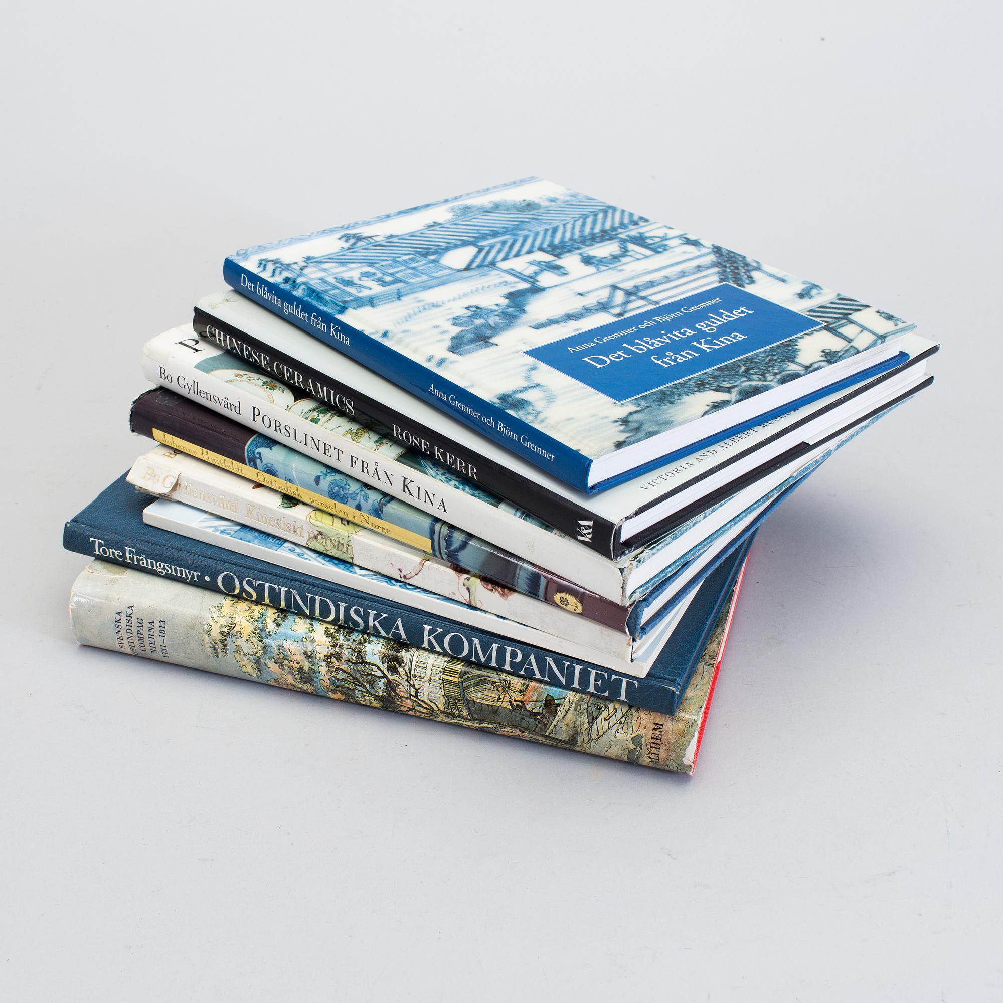 EIGHT BOOKS, 20th century.
