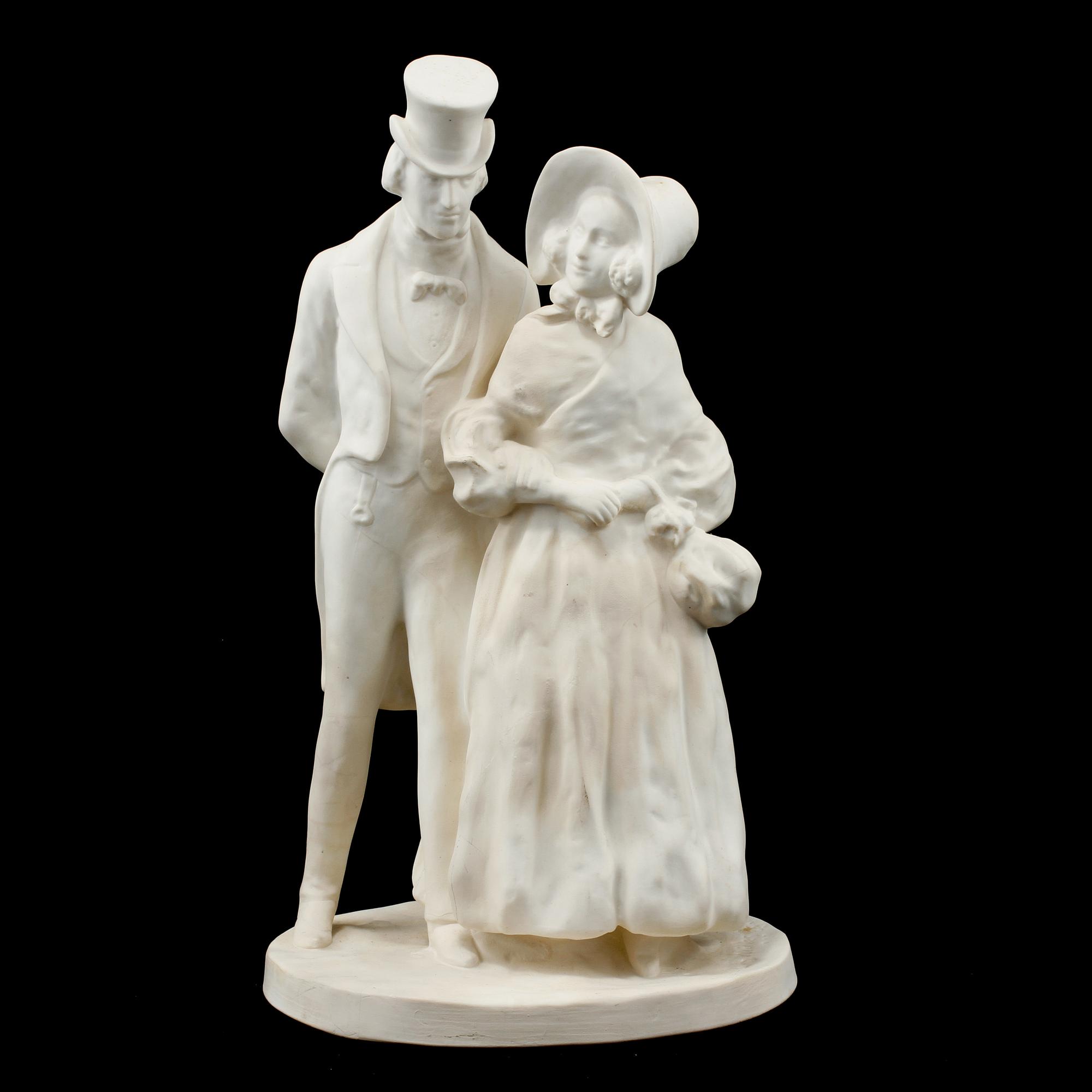 FIGURIN, parian, Ruth Milles, Gustafsberg, 1914.