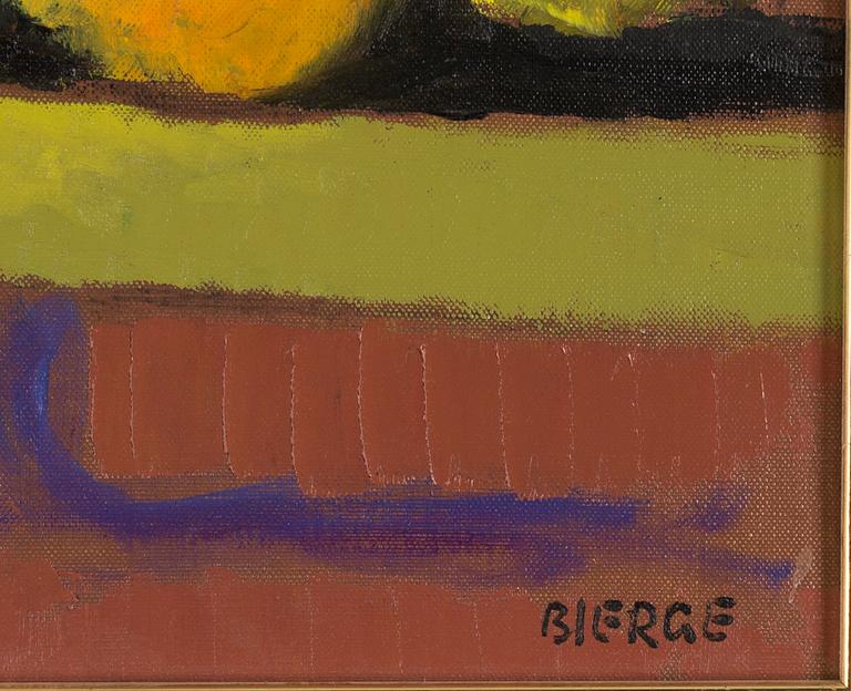 ROLAND BIERGE, oil on canvas, signed. Dated -79 verso.