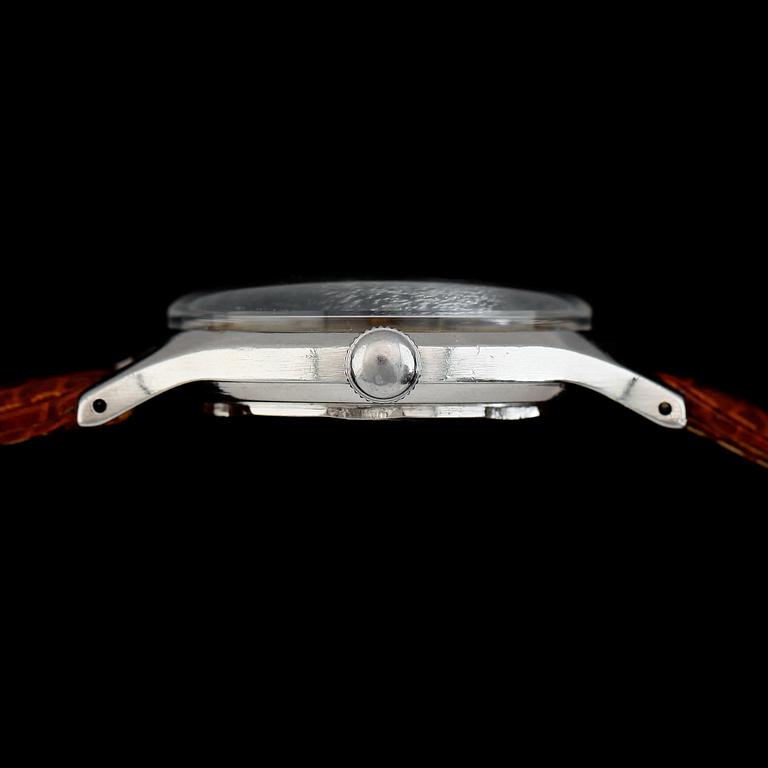 ARMBANDSUR, stål, LUC, 1900-talets mitt.