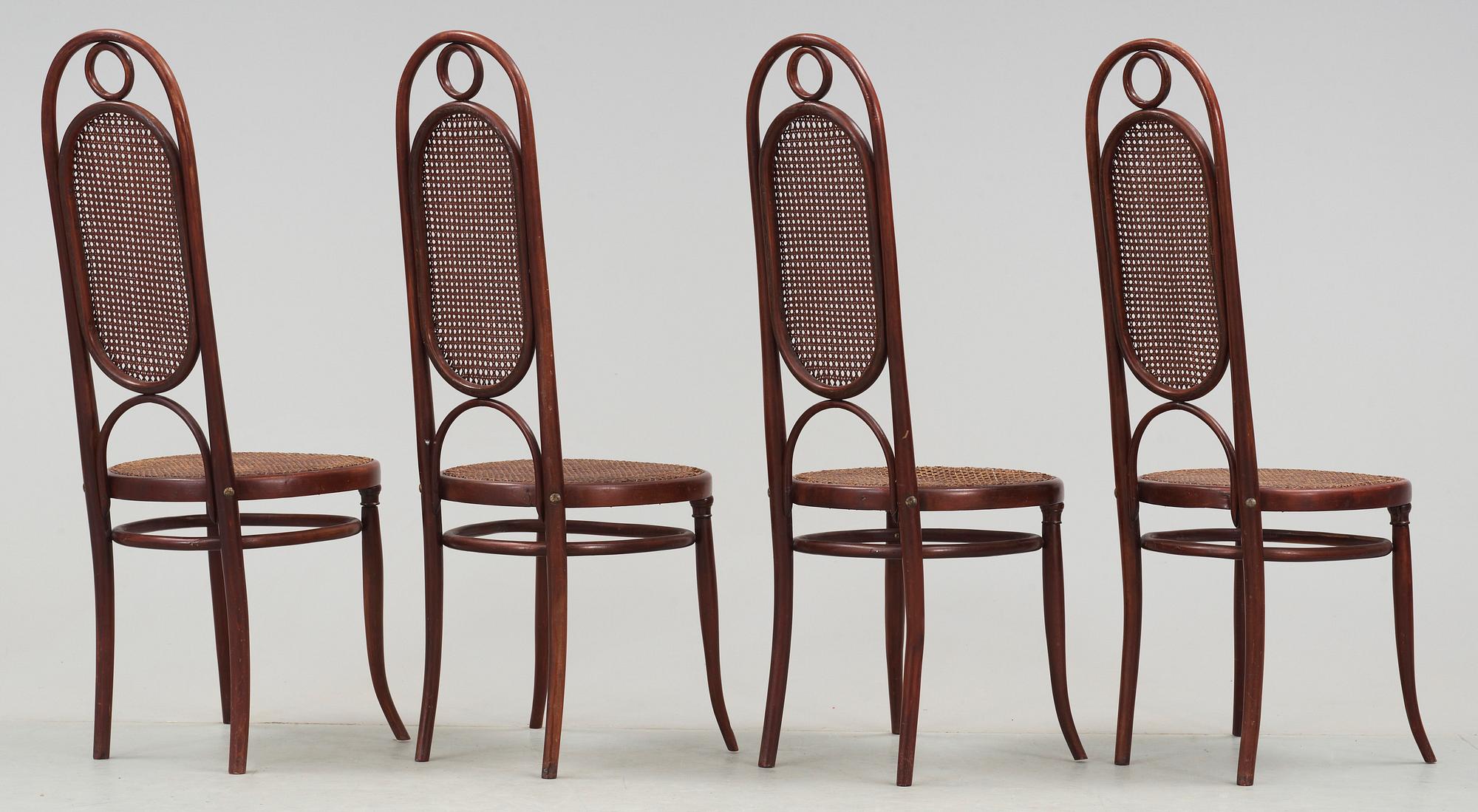 STOLAR, 4 st, troligen Thonet, 1900-tal.