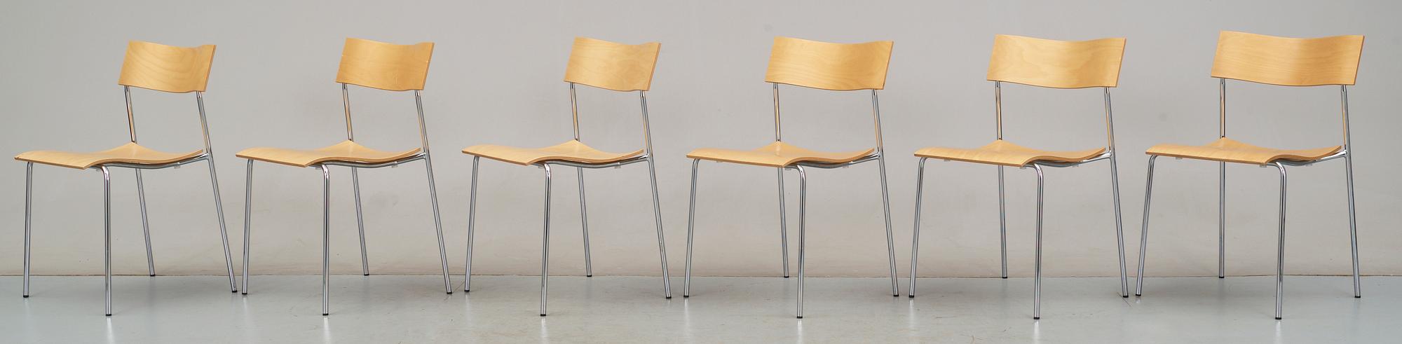 STOLAR, 6st, "Campus", Johannes Foersom o Peter Hiort för Lammhults, 2000-tal.