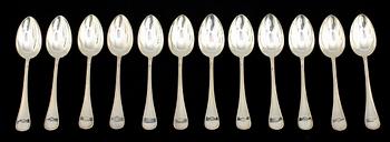PARTI SILVER, 13 delar, 1900-tal, ca 360 gr.