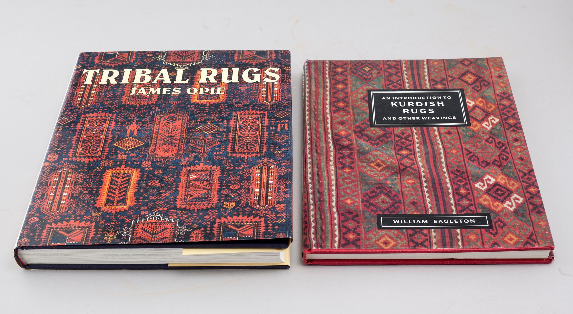 BÖCKER, 7 st, om orientaliska mattor, 1900-talets andra hälft.