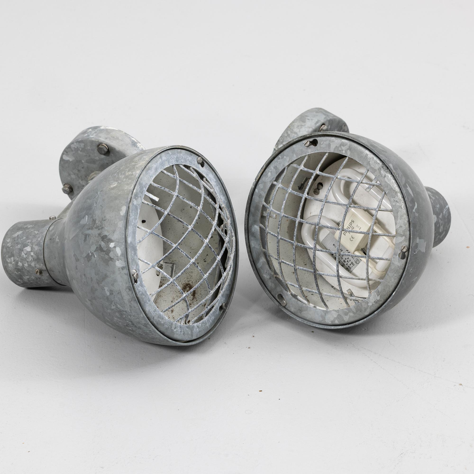 Wall lights, a pair, Fagerhult, 20th century.