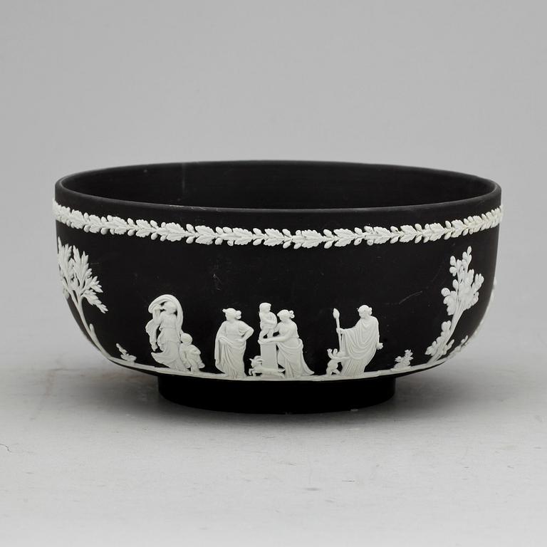 SKÅL, black basalt, Wedgwood, 1900-tal.