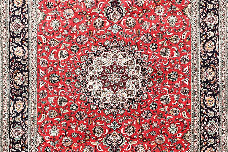 Matta, Täbriz, part silk, 60 Raj, ca 288 x 200 cm.