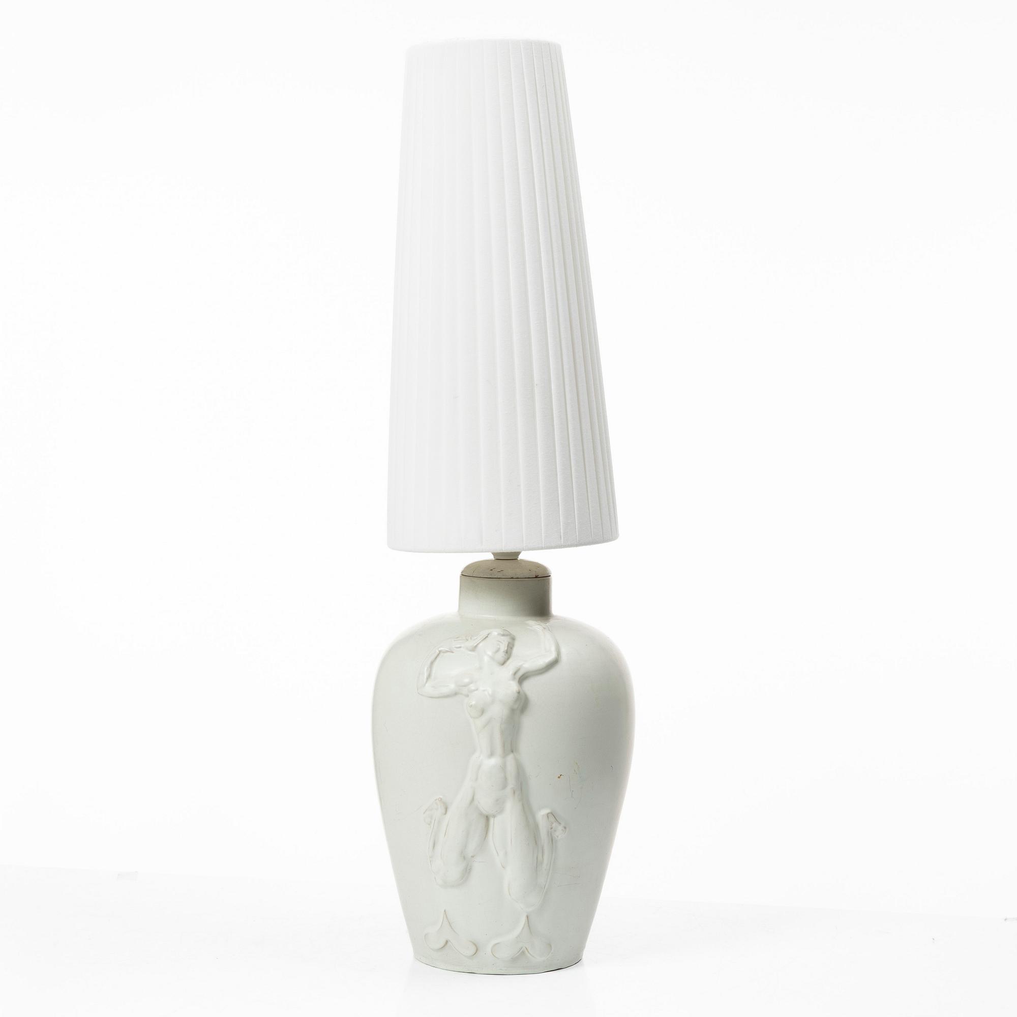 Table lamp, Upsala Ekeby, 1920s/30s.
