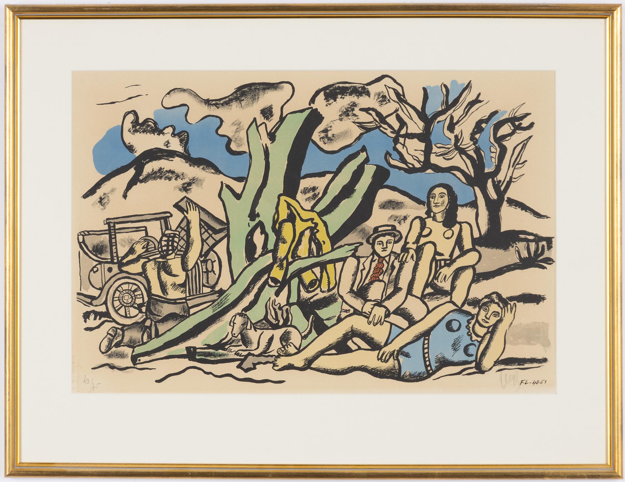Fernand Léger, after, "La Partie de Campagne".