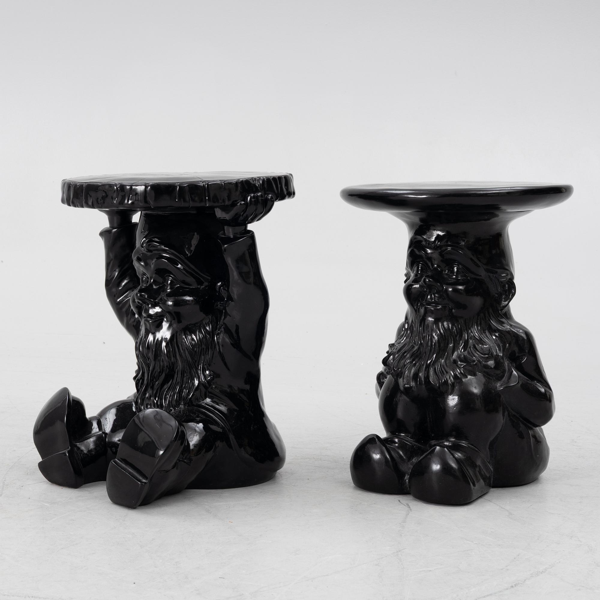 Philippe Starck, Pallar/sidobord, ett par, "Attila", Kartell.