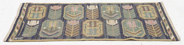 Märta Måås-Fjetterström, Tapestry 'The Medallions', rölakan, approx. 82 x 43 cm, signed AB MMF.
