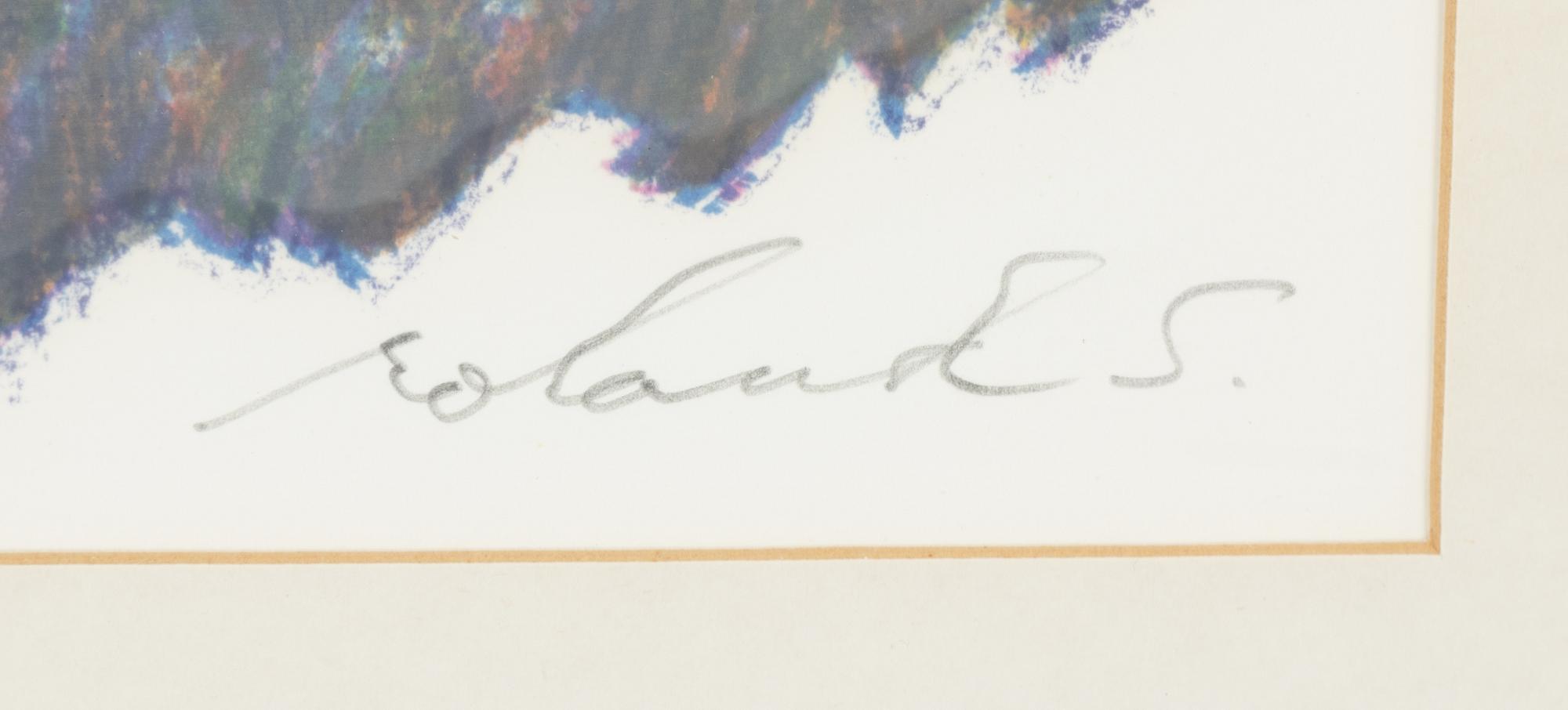 Roland Svensson, färglitografi, signerad HC XVII/XXX.